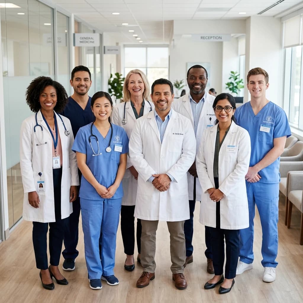 HandC Healthcare Team Collaborating